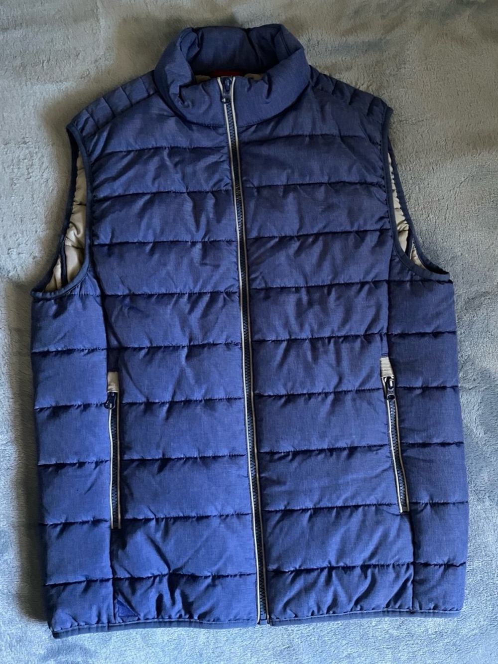 Untuckit Thierry Men’s Full zip puffer Vest Size S
